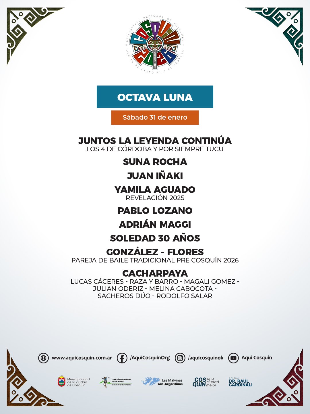 Festival Nacional del Folklore Cosqu�n 2026